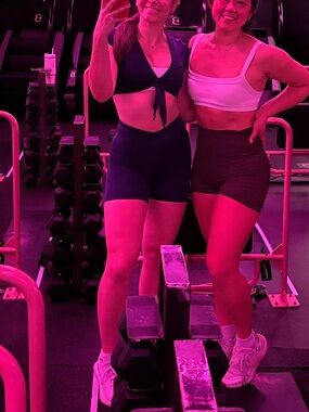 aerie navy blue workout set